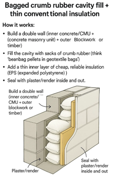 ReTyre Insulation Construction Diagram